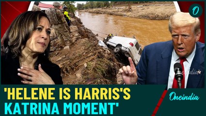 Video| Trump Accuses Harris For Failures on Hurricane Helene, Levels Major Accusations