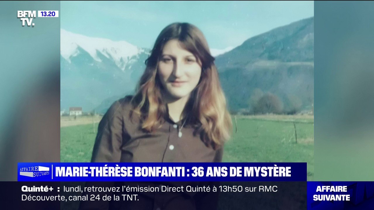 Affaire Marie-Thérèse Bonfanti: 36 ans de mystère