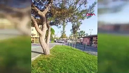 Eşine çocuğunun gözü önünde kabusu yaşattı