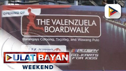 Bagong bukas na Valenzuela Board Walk, dinaragsa