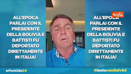 Télécharger la video: Bolsonaro ricorda Battisti: 