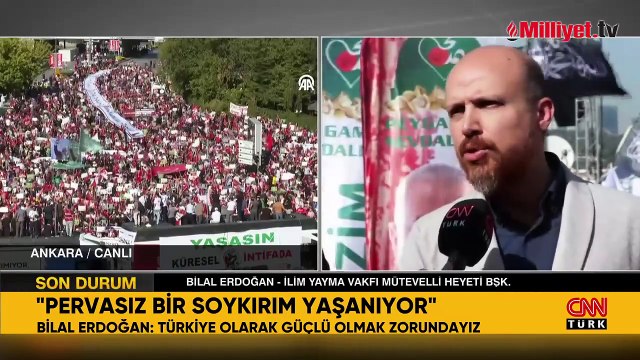 Bilal Erdoğan’dan CNN Türk’e özel açıklamalar: ABD soykırıma suç ortağı oluyor