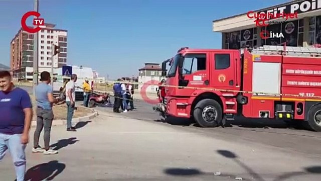 Tırla çarpışan motosikletin sürücüsü hayatını kaybetti