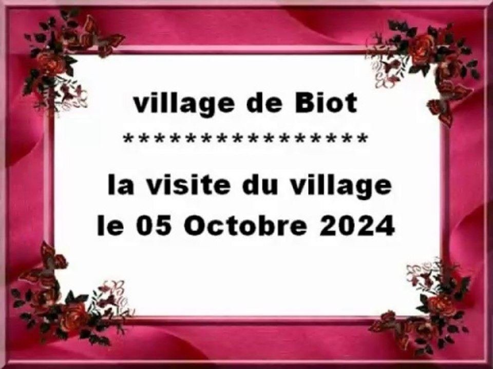 Biot 05 Octobre 2024