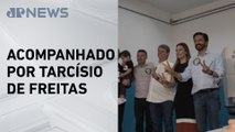 Ricardo Nunes vota em escola na Zona Sul de SP