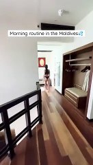 Morning Routine in the Maldives #Maldives