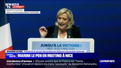 "L'alliance que nous avons nouée avec Éric Ciotti est tout sauf anecdotique", estime Marine Le Pen
