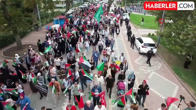 Yalova'da Gazze İşgali Protesto Edildi