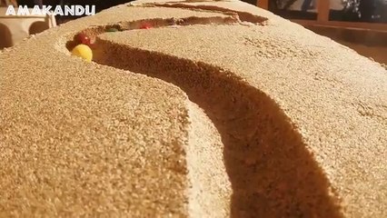 Marble Run ASMR _ Castle _ Sand Satisfying