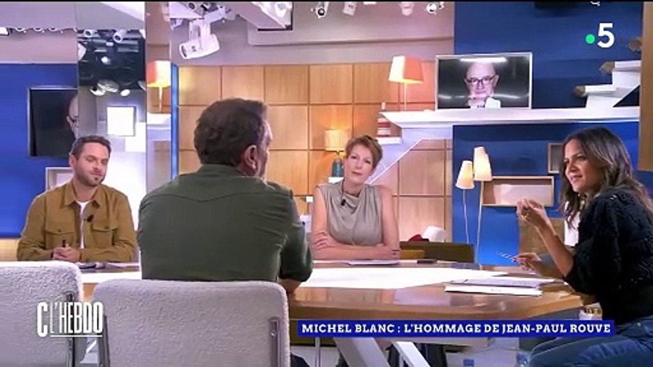 Jean-Paul Rouve se confie sur son défunt ami Michel Blanc dans l'émission "C L'hebdo" sur France 5, et sur ses angoisses.