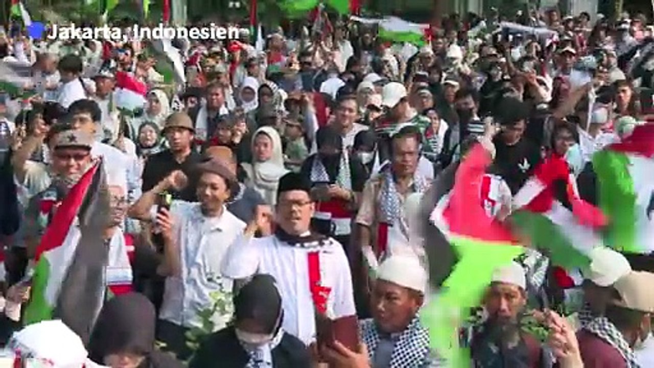 Weltweit Solidarität mit Palästinensern