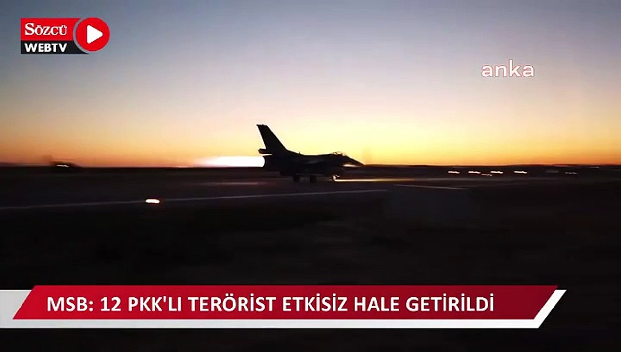 MSB: 12 PKK'lı terörist etkisiz hale getirildi