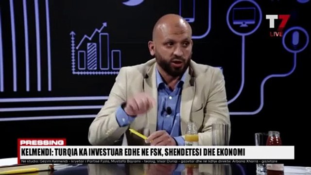 Gëzim Kelmendi, Mustafë Bajrami, Visar Duriqi, Arbana Xharra - Mysafir në emisionin Pressing T7 (pjesa e dytë)