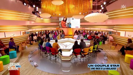 Camille Lacourt prend la parole sur le cancer du sein dans l'émission "La Grande Semaine", diffusée sur M6.
