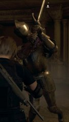Lightning-fast strategy to Kill the Armor Knights #residentevil4remake #gamestyphoon #ArmorKnights #re4 #reels
