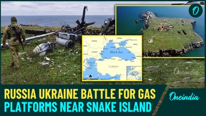 VIDEO: Russia Ukraine's Dramatic Battle For Gas Platforms Near Snake Island Caught On Camera