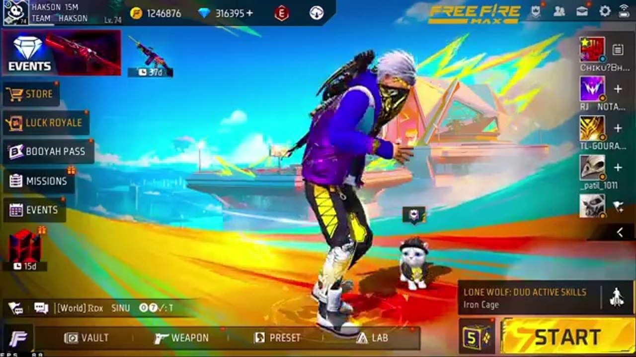 Free fire noon ( prank ) for rich gril