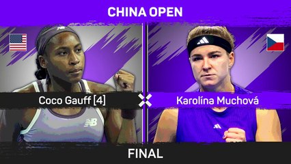 Gauff dominates Muchova to claim China Open crown