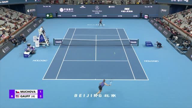 Gauff dominates Muchova to claim China Open crown