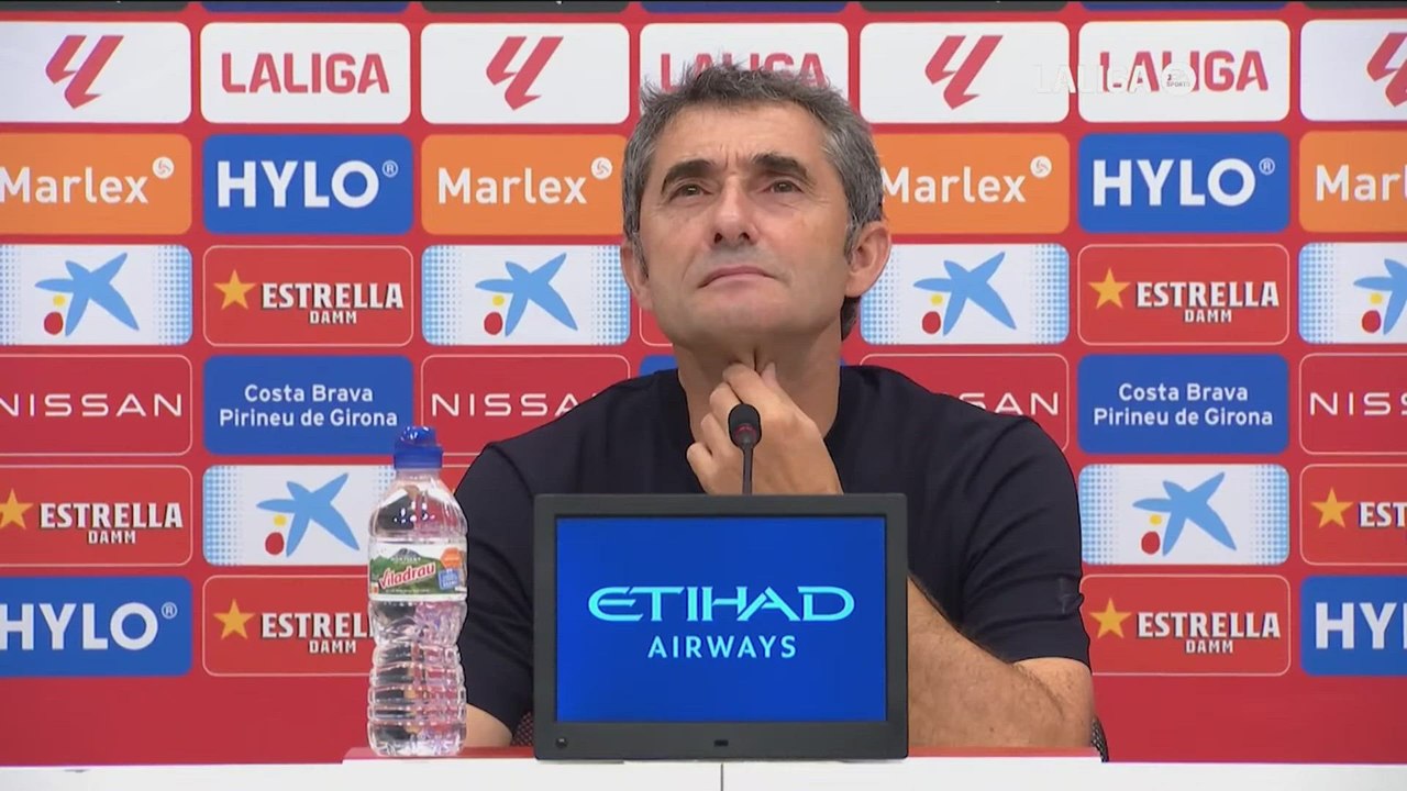 Valverde, rueda de prensa tras el Girona vs. Athletic