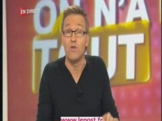 Ruquier peine à s'excuser auprès de... l'AFP