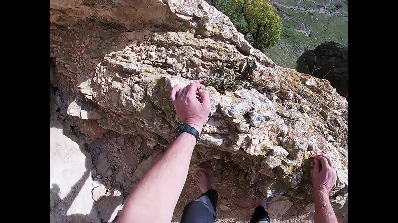 Early in the morning, after an overnight stay in the mountains