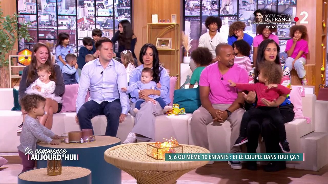 Raoudha et Stéphane Jean-Zéphirin (Familles nombreuses) évoquent leur rencontre dans Ça commence aujourd’hui