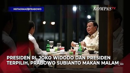 Makan Malam Bersama Jokowi, Prabowo: Diskusi dan Saling Bertukar Pikiran