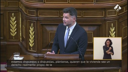 Rufián afea a Feijóo su obsesión con ETA: "Quizá tanta ETA sea para tapar su propia incompetencia"