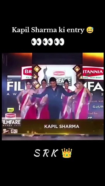 Kapil sharma ki entry and Shahrukh khan is shocked