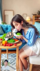 when a turtle kitten is attacked on the beach #cat #cute #story #ai