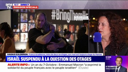 Otages du Hamas: "Mes enfants n'ont pas vu leur père depuis un an", raconte Hadas Kalderon