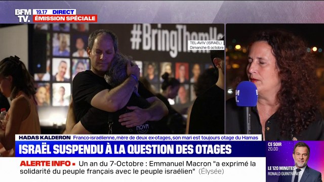 Otages du Hamas: Mes enfants n'ont pas vu leur père depuis un an , raconte Hadas Kalderon