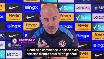 Maresca : “Sept matches, 14 points, c'est important”
