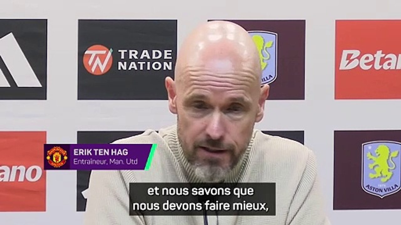 Ten Hag : “En interne, nous sommes déçus et nous savons que nous devons faire mieux”