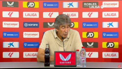 Rueda de prensa de Manuel Pellegrini, Sevilla FC vs. Real Betis