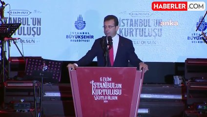 İstanbul'un Kurtuluşu Kutlaması... İmamoğlu: "Cumhuriyetten ve Demokrasiden, Laiklikten ve  Hukukun Üstünlüğünden Asla Vazgeçmeyin"