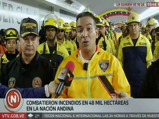 Arriba a Venezuela brigada de tarea humanitaria tras combatir incendios en Bolivia
