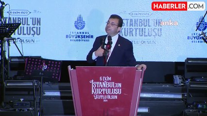 İstanbul'un Kurtuluşu Kutlaması... İmamoğlu: "Cumhuriyetten ve Demokrasiden, Laiklikten ve  Hukukun Üstünlüğünden Asla Vazgeçmeyin"
