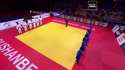 Campeonato do Mundo de Judo Júnior em Duxambé: As equipas dão espetáculo no quinto dia