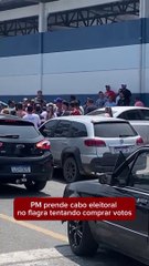 PM prendeu cabo eleitoral no flagra tentando comprar votos; veja vídeo
