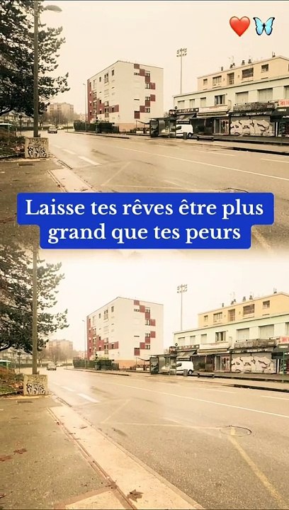 Laisse tes rêves être plus grand que tes peurs