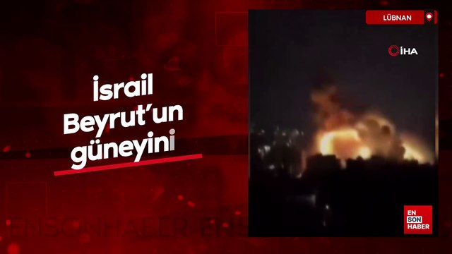İsrail Beyrut’un güneyini vurdu