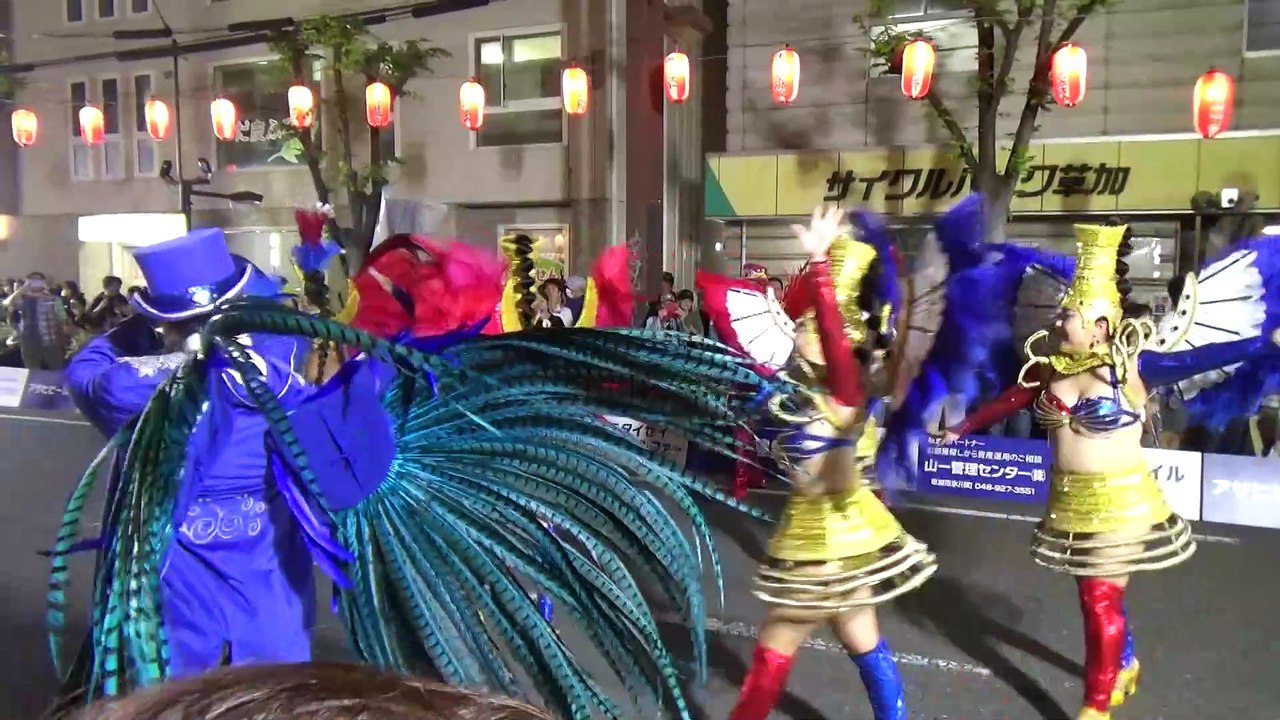 【2024/9/29】草加駅前よさこいサンバフェスティバル2024　G.R.E.S.BÁRBAROS（仲見世バルバロス）　ストリート会場２