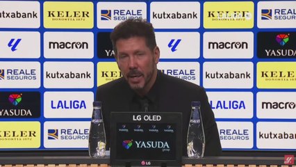 Simeone habla del momento del equipo, del Barça, del calendario y de Lenglet