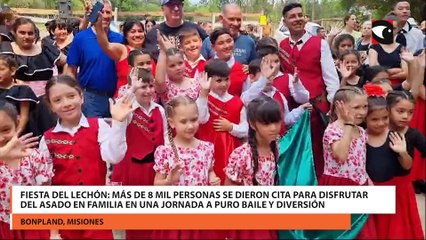 iesta del Lechón más de 8 mil personas se dieron cita para disfrutar del asado en familia en una jornada a puro baile y diversión