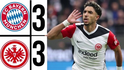 Thrilling 3-3 Thriller: Frankfurt vs Bayern Munich Highlights with Omar Marmoush’s Double & Assist | Bundesliga 2024