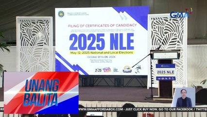 COMELEC – 78 senatorial aspirants, naghain na ng COC; 87 party-list naman ang nag-file ng CONA | Unang Balita