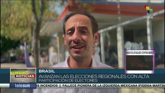 Avanzan elecciones regionales en Brasil con alta participación de electores