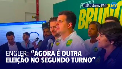 Bruno Engler discursa após confirmação no segundo turno
